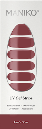 UV Gel Nail Foils Roasted Plum, 20 pcs