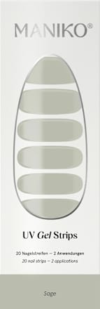 UV Gel Nail Foils Sage, 20 pcs