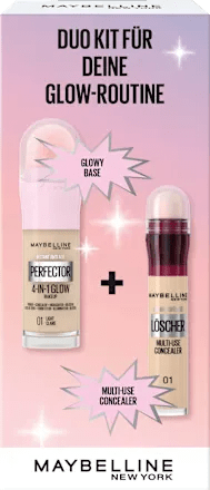 Gift Set 4-in-1 Instant Perfector Glow 01 Light & Concealer Instant Anti-Age Eraser 01 Light 2-piece set, 1 pc