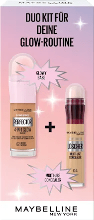 Gift Set 4-in-1 Instant Perfector Glow 02 Medium & Concealer Instant Anti-Age Eraser 04 Honey 2-piece set, 1 pc.
