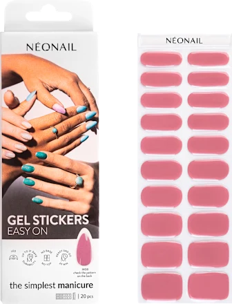Nail foil gel sticker Easy On M08, 20 pcs