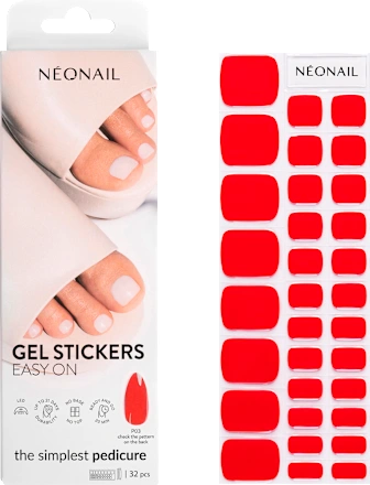 Nail foil gel sticker Easy On P03, 32 pcs