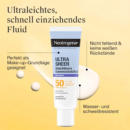 Sunscreen facial fluid, ultra sheer age shield, SPF 50, 50 ml - Image 7