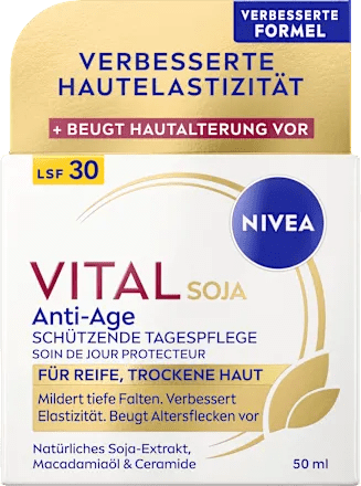 Vital Soy Anti-Age Protective Face Cream SPF 30, 50 ml - Image 2
