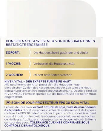 Vital Soy Anti-Age Protective Face Cream SPF 30, 50 ml - Image 4
