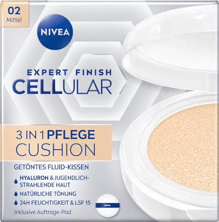 Tinted facial fluid 3-in-1 Hyaluronic Acid Cellular Filler (Medium) SPF 15, 15 ml