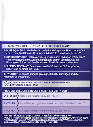 Night Cream Q10 Anti-Wrinkle Sensitive, 50 ml - Image 13