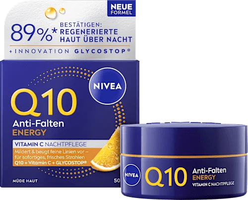 Night Cream Q10 Energy, 50 ml