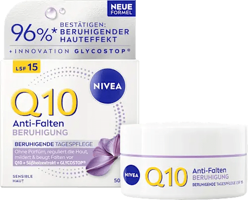 Sensitive Q10 Anti-Wrinkle Day Cream, 50 ml