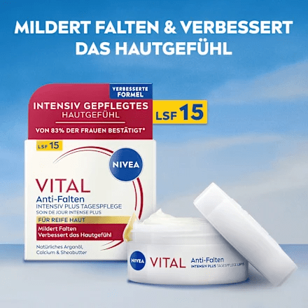 Vital Anti-Wrinkle Intensive Plus Day Cream SPF 15, 50 ml - Image 8