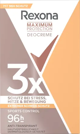 Antiperspirant deodorant cream Maximum Protection Sports Control, 45 ml - Image 3