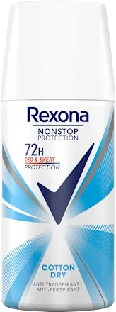 Antiperspirant Deodorant Spray Nonstop Protection Cotton Dry, Travel Size, 35 ml