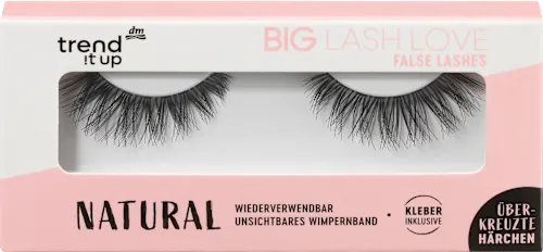 Big Lash Love Natural Artificial Eyelashes (1 pair), 1 pc.