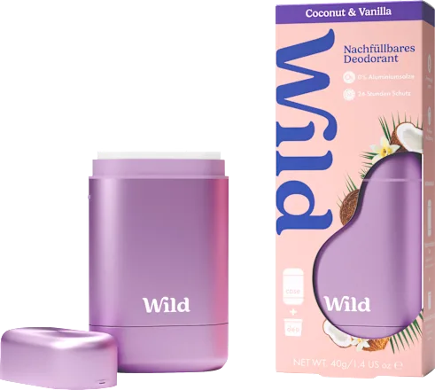 Coconut & Vanilla deodorant stick + refill pack, 40 g