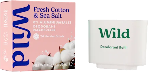 Deodorant Stick Fresh Cotton & Sea Salt Refill Pack, 40 g