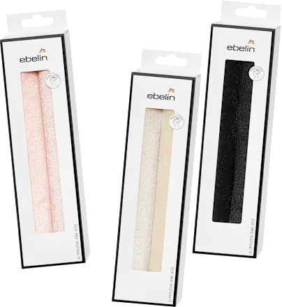 Maxi rollers, pink/beige/black, 2 pieces