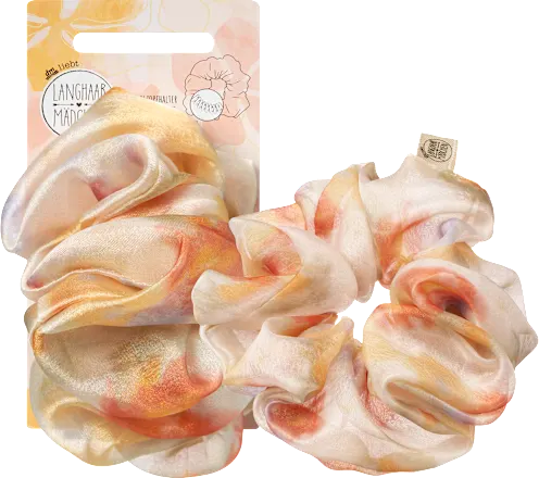 Scrunchie watercolor print, 1 pc.