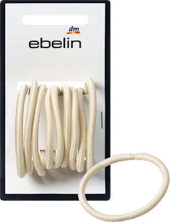 Thick, blonde hair ties, 9 pieces