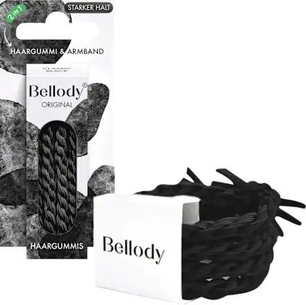 Hair ties Original Classic Black, 4 pcs