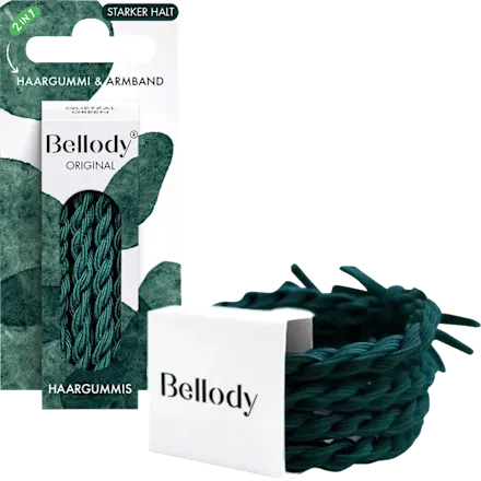 Original Quetzal Green hair ties, 4 pieces