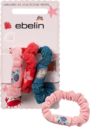 Sea creature scrunchies, 3 pieces