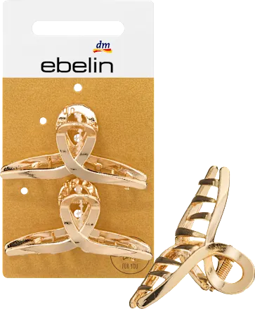 Hair clips metal midi, 2 pcs