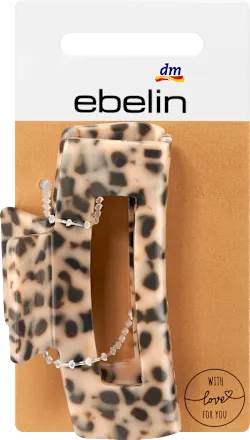 Hair clip with polka dots, 1 pc.