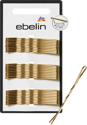 Hair clips, gold look, 27 pieces