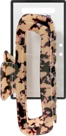 Hair clip maxi with cut-out, T-shell, 1 piece