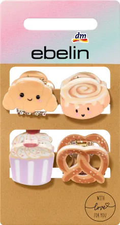 Hair clips for pastries, 4 pieces