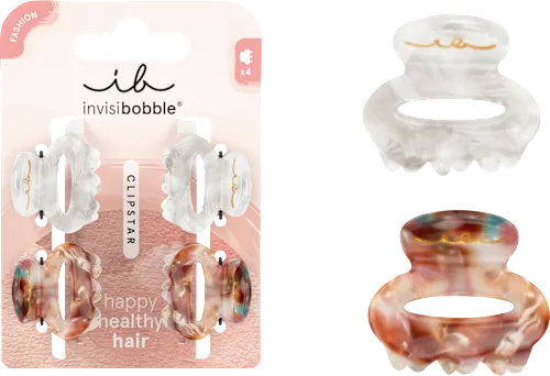Hair clips Clipstar Petit Bijoux S, 4 pcs