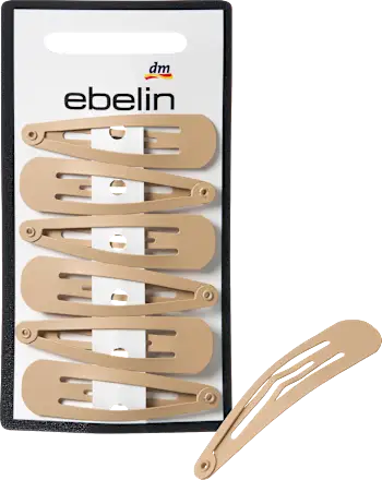 Blonde hair clips, 6 pieces