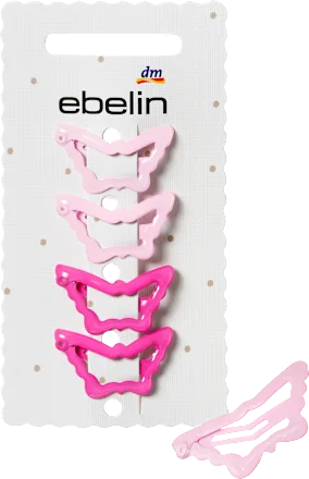 Butterfly hair clips, 4 pieces