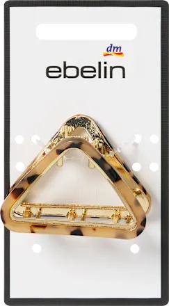 Hair clip triangle T-shell look, 1 piece