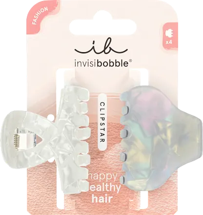 Hair clips Clipstar Pearly Frost, 2 pcs