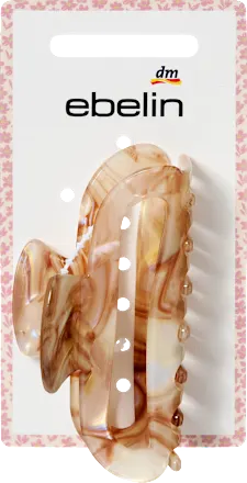 Marbled hair clip, 1 pc.