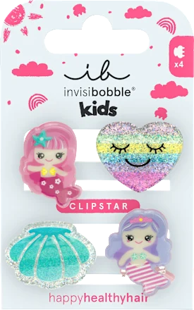 Hair clips Clipstar for children, Mermaid Dreams design, 4 pieces