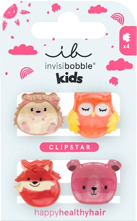 Hair clips Clipstar Kids Clever Classmates, 4 pcs