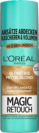 Root touch spray for blonde to medium blonde hair, 75 ml