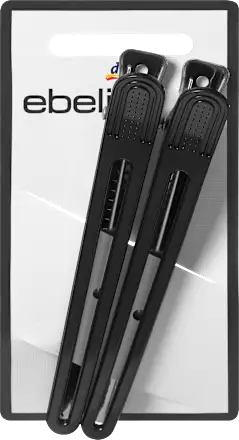 Black hair clips, 2 pieces