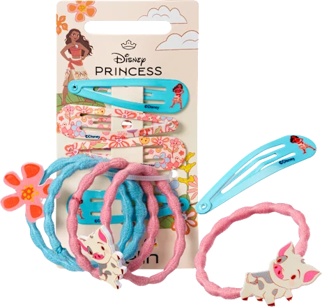 Hair accessories inspired by Disney's Moana, 8 pieces