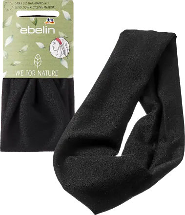 Black hairband, 1 pc.