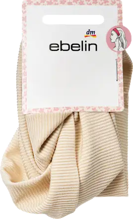 Textured hairband, beige, 1 pc.
