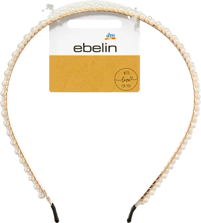 Pearl hairband, 1 pc.