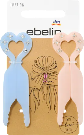 Hairpins, pastel, 2 pcs