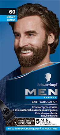 Beard tint 60 Natural Brown, 1 pc, 1 pc