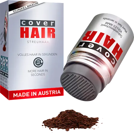 Hair thickening fibers, dark brown, 14 g