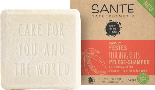 Solid Shampoo Moisturizing Organic Mango & Aloe Vera, 60 g