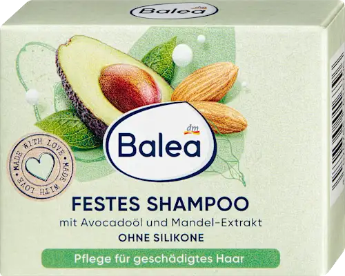 Solid shampoo avocado oil & almond extract, 60 g