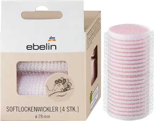 Soft curlers Ø 28 mm, 4 pieces